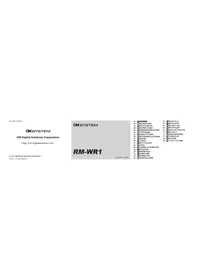 Notice OLYMPUS RMWR1 リモートトリガー