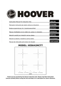 Notice HOOVER HIS642MCTT Sporák
