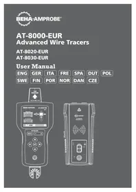 Notice Beha-Amprobe AT8030EUR Détecteur électrique