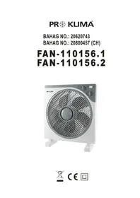 Notice Emerio FAN110156 Ventilators
