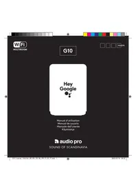 Notice AUDIO PRO G10 Haut-parleur
