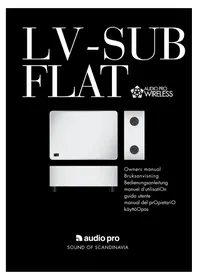 Notice AUDIO PRO LIVING LVSUB FLAT Enceinte audio