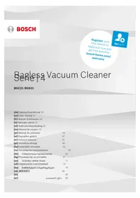 Notice BOSCH BGS21WPOW Tozsoran