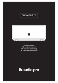 Notice AUDIO PRO DRUMFIRE D1 Haut-parleur