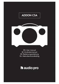 Notice AUDIO PRO ADDON C5A Haut-parleur