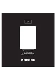 Notice AUDIO PRO A10 Haut-parleur