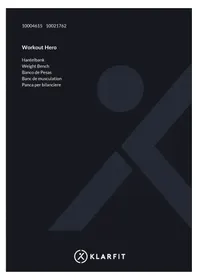 Notice Klarfit WORKOUT HERO Banc de musculation