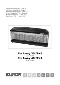 Notice Eurom FLY AWAY 40 WATERPROOF Tuholaistorjunta