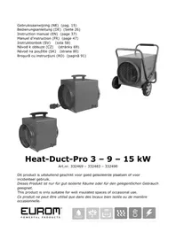 Eurom HeatDuctPro 3kW - Vytápění
