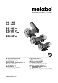 Notice METABO DSD 200 PLUS μύλος