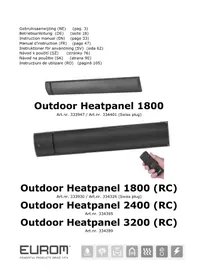 Eurom Outdoor Heatpanel 3200 RC - Verwarming