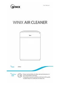 Notice Winix H950 Purificateur d'air