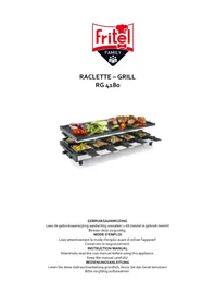 Notice FRITEL RG 4180 Appareil à fondue, raclette et wok