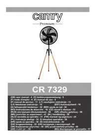 Notice CAMRY CR 7329 Wentylator