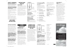 Notice Conair TS703X Chargeur de batterie