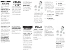 Notice Conair TS702X Adaptateur de prise électrique