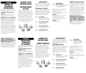 Notice Conair M500X Adaptateur de prise électrique