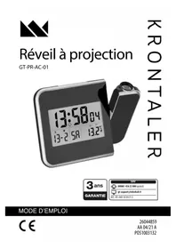 Notice Krontaler GTPRAC01 Horloge