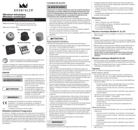 Notice Krontaler GTKT2101 Autres appareil de cuisine