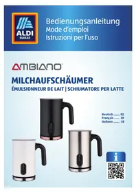 Notice Ambiano GTMF02 Mousseur à lait