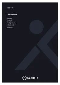 Notice Klarfit TREADO ACTIVE Tapis de course