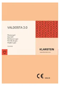 Notice Klarstein VALDOSTA 2.0 Plaque de grill