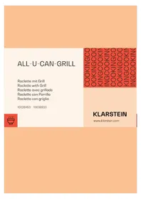 Notice Klarstein ALLUCAN GRILL Plaque de grill