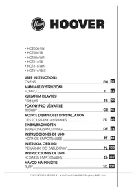 Notice HOOVER HOC3T3178WI WIFI Fırın