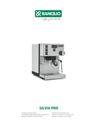 Notice RANCILIO SILVIA PRO Machine à café