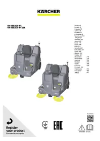 Notice Kärcher KM 100120 R G 掃除機