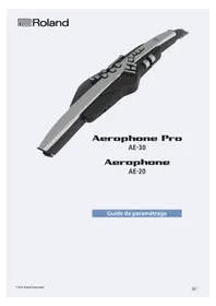 Notice ROLAND AEROPHONE AE20 Instrument de musique