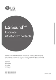 Notice LG NP7860P Enceinte bluetooth