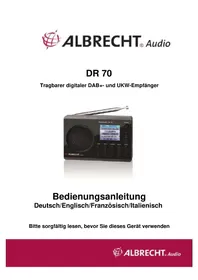 Notice ALBRECHT DR 70 Radio