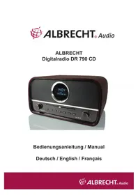 Notice ALBRECHT DR 790 CD Radio