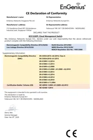 Notice ENGENIUS ECS1552 Commutateur