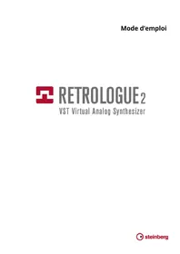 Notice STEINBERG RETROLOGUE 2 Licence de logiciel & extension