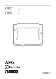 Notice ELECTROLUX E4WP31 Acessório para eletrodomésticos