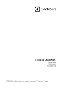 Notice ELECTROLUX TWSL3M105 Sèche-linge