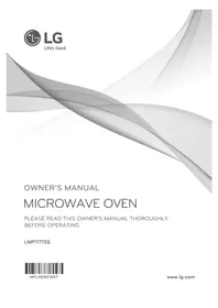 Notice LG LMP1171SS 電子レンジ