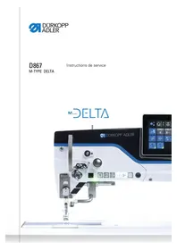 Notice Dürkopp Adler D867 Machine à coudre