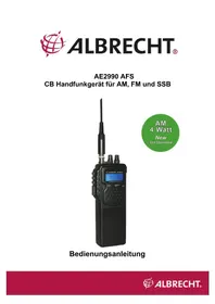 Notice ALBRECHT AE 2990 AFS Radio