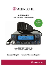 Notice ALBRECHT AE 5890 EU Radio