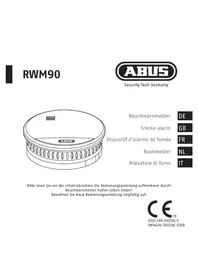 Notice ABUS RWM90 Détecteur de fumée