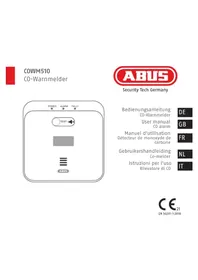 Notice ABUS COWM510 Détecteur de fumée