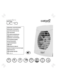 Notice CATA UC10 HYGRO Ventilateur