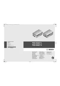 Notice BOSCH PUCEXACT 3 Outil électrique