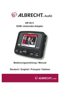 Notice ALBRECHT DR 56 C Récepteur audio