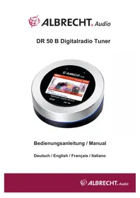 Notice ALBRECHT DR 50 B Récepteur audio