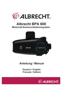 Notice ALBRECHT BPA 600 Talkie Walkie