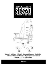 Notice Sharkoon SKILLER SGS20 FABRIC Chaise